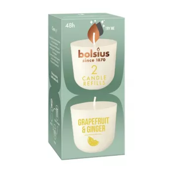 BOLSIUS Clean Light náhradné sviečky 2 ks Vanilla & Tonka Bean