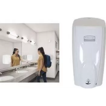 Rubbermaid AutoFoam senzorový dávkovač mydla, biela, 1100 ml, plast, automatický, 1 kus (1851397)