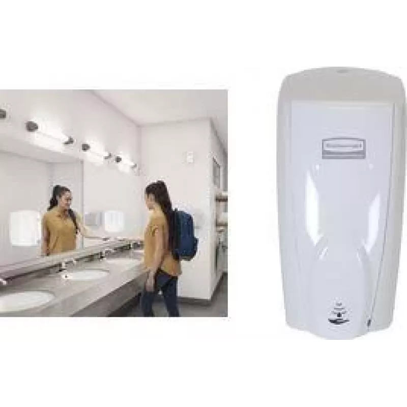 Rubbermaid AutoFoam senzorový dávkovač mydla, biela, 1100 ml, plast, automatický, 1 kus (1851397)