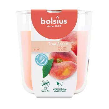 BOLSIUS True Scents vonná sviečka v skle Peach Ø97x85mm