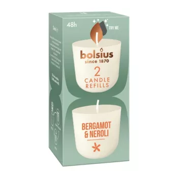 BOLSIUS Clean Light náhradné sviečky 2 ks Bergamot & Neroli