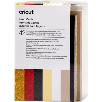 Cricut Insert Cards Glitz & Glam R10 sada kariet taupe, krémová, biela (2009466)