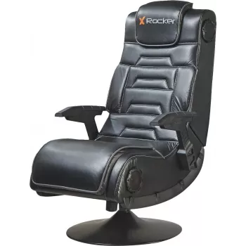 X Rocker Pro 4.1 herné kreslo na podstavci s priestorovým zvukom 2.1, vibráciou, Bluetooth - čierne