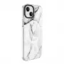 Evelatus Apple iPhone 15 PC+TPU puzdro s MagSafe mramor biela