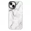 Evelatus Apple iPhone 15 PC+TPU puzdro s MagSafe mramor biela