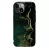 Evelatus Apple iPhone 15 PC mramor tmavozelené puzdro