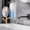 RELAXDAYS nerezový dávkovač mydla 0,5 l strieborný manuálna pumpa voľne stojaci