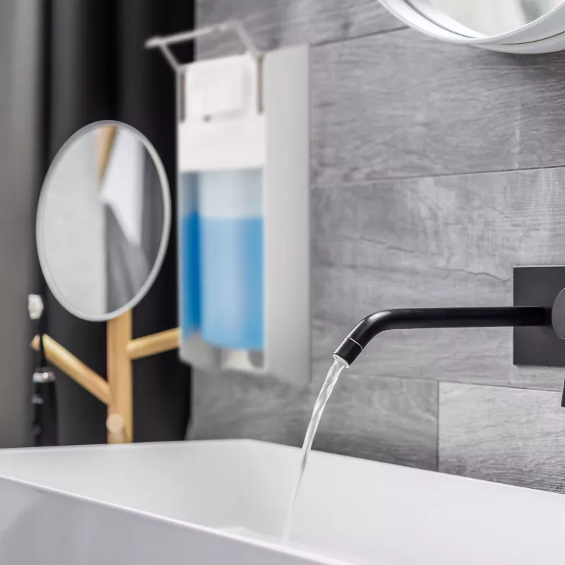 RELAXDAYS nerezový dávkovač mydla 0,5 l strieborný manuálna pumpa voľne stojaci