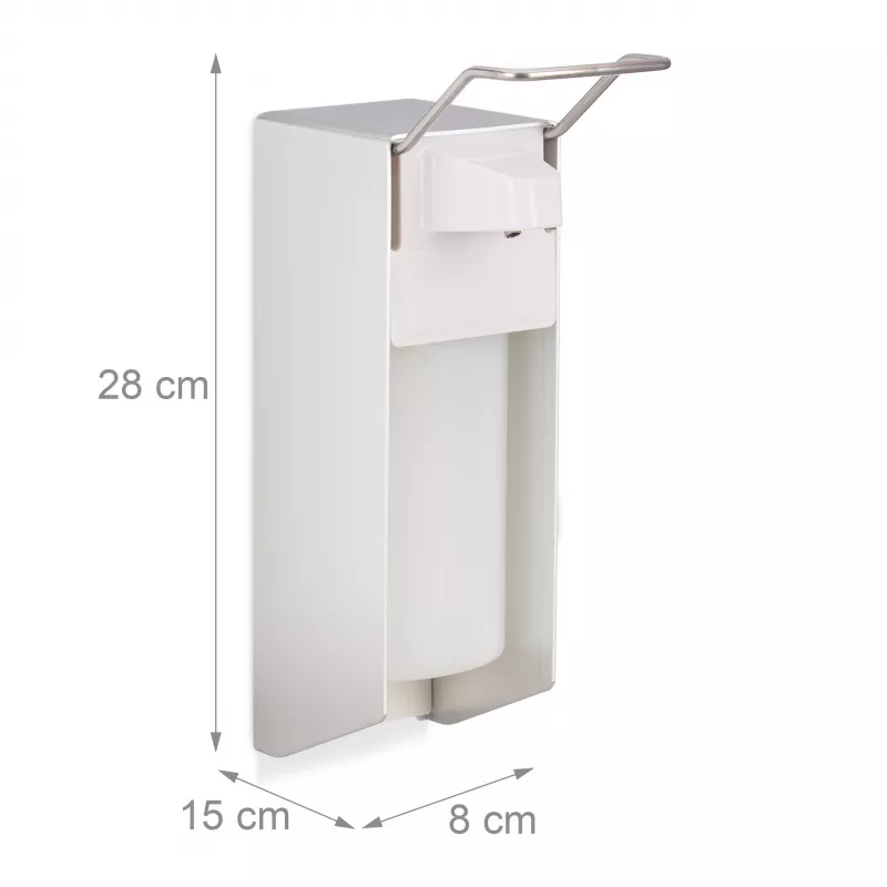 RELAXDAYS nerezový dávkovač mydla 0,5 l strieborný manuálna pumpa voľne stojaci
