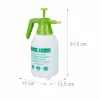 RELAXDAYS rozprašovacia fľaša, 1,5 l, biela/zelená