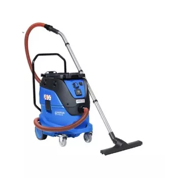 Nilfisk ATTIX 44-2L vysávač na mokro a sucho, 42 l, 1200 W, Push&Clean, čierna/modrá