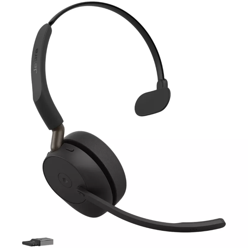 Jabra Evolve3 65 MS Mono Link 390a Bluetooth On-Ear headset, čierny