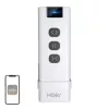 MOES YK2169 ZigBee 3.0 bezdrôtový scénický vypínač, 4-násobný, 12 scén, na batérie, biela
