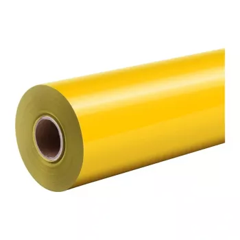 HTVRONT Pure termotransferová fólia, 30,5 cm x 1,8 m (žltá)
