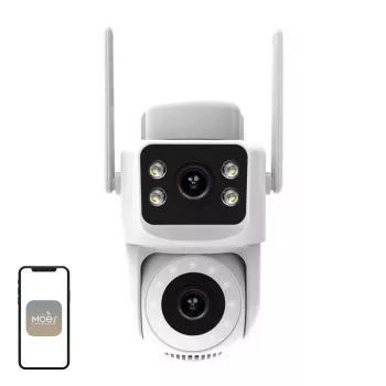 MOES WCM-Q29 8MP dvojobjektívová WLAN IP kamera