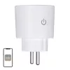 MOES MWP-EU16M-WH-MS Smart zásuvka s meraním energie, 16A, Wi-Fi, biela