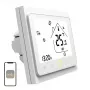 MOES BHT-002 Wi-Fi LCD Smart termostat pre vodné vykurovanie, dotykový displej, ovládanie aplikáciou a hlasom, biela