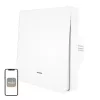 MOES ZS-B-EU1 ZigBee 1-kanálový svetelný vypínač (bez nulového vodiča, biela)