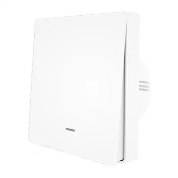 MOES ZS-B-EU1 ZigBee 1-kanálový svetelný vypínač (bez nulového vodiča, biely)