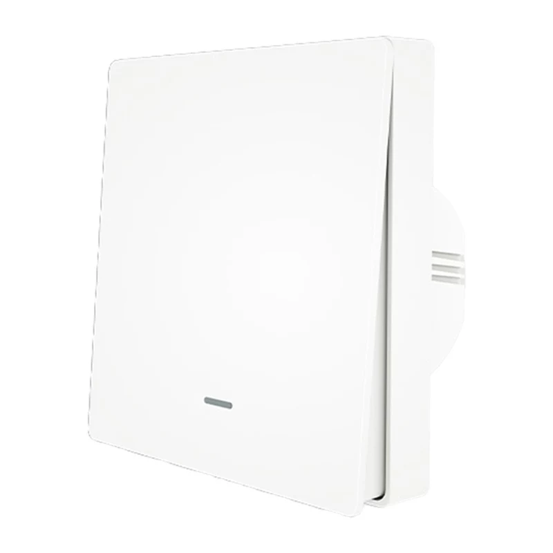 MOES ZS-B-EU1 ZigBee 1-kanálový svetelný vypínač (bez nulového vodiča, biely)