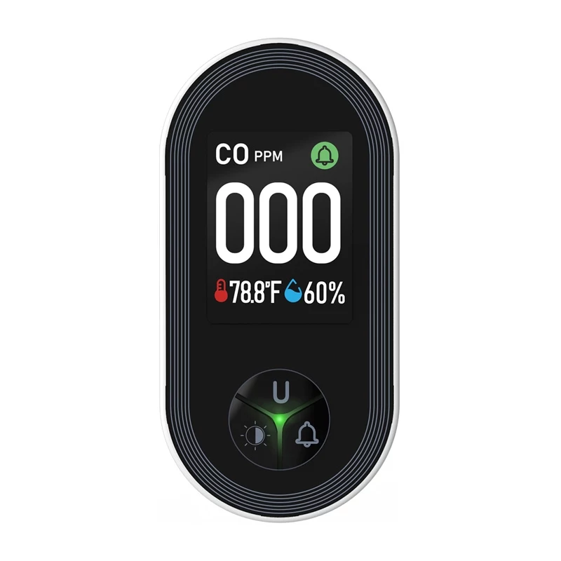 MOES S02-CO detektor oxidu uhoľnatého, Zigbee 3.0, LCD displej, 85dB alarm