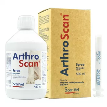 SCANVET ArthroScan sirup – doplnok pre kĺby pre psov – 500ml