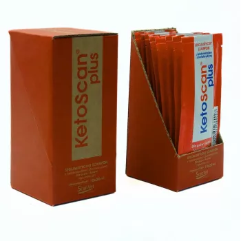 SCANVET KETOSCAN PLUS tekutý doplnok výživy pre hovädzí dobytok, ovce a kozy – 10 vrecúšok x 20 ml