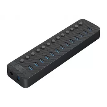 ORICO CT2U3-13AB-EU-BK-BP 13-portový USB 3.0 hub s 60W napájacím zdrojom, čierny