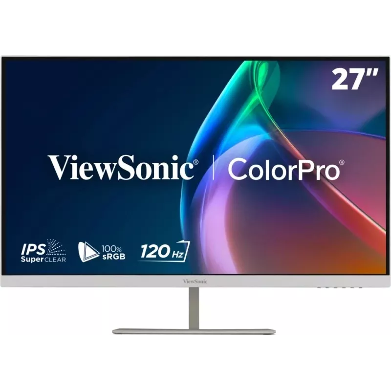 ViewSonic VP2766-2K-W 27 palcový QHD IPS 120Hz USB-C dokovací monitor, biely