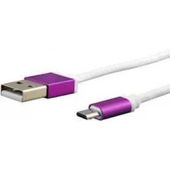 e+p CCS 549 USB 2.0 Micro-USB B na USB A kábel, 1 m, biely