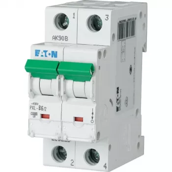 Eaton PXL-C6/2 istič (MCB), 2-pólový, 6 A, charakteristika C, 6 kA, 230/400 V AC 236278