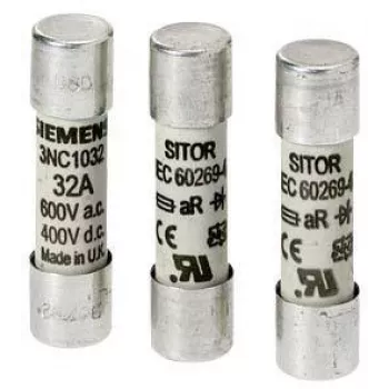 Siemens valcová poistková vložka 16A 600V AC gG 10x38mm 3NC1016