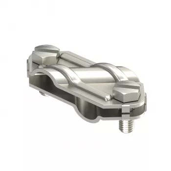 OBO BETTERMANN krížový spoj 250 V4A 8-10mm nehrdzavejúca oceľ ochrana pred bleskom 5312925