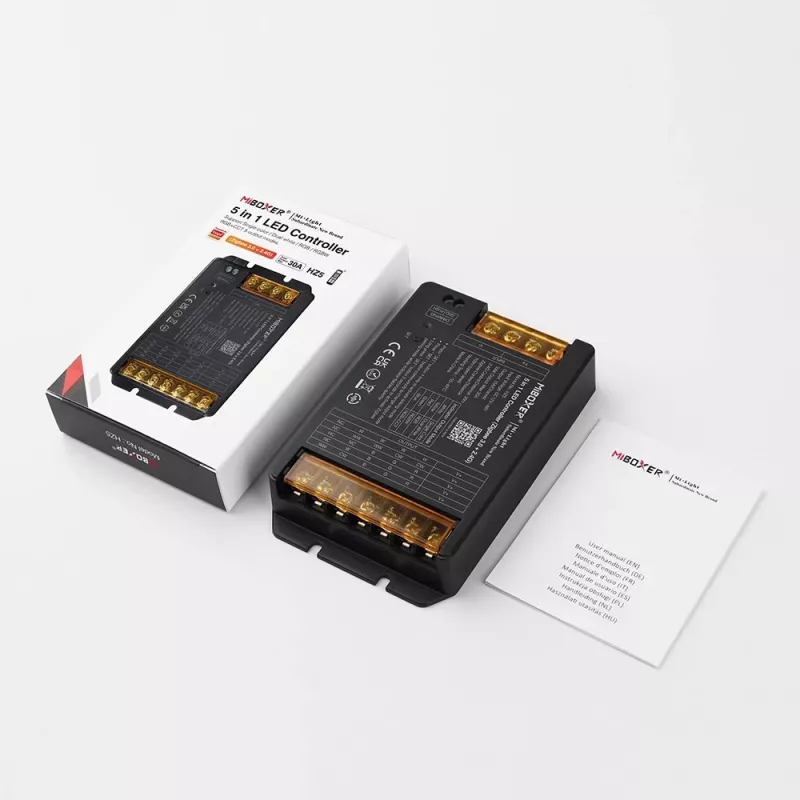 Synergy 21 LED ovládač HC-série 5-in-1 DC12-48V Zigbee 3.0+ 2.4G HP 30A MiLight/Miboxer (HZ5)