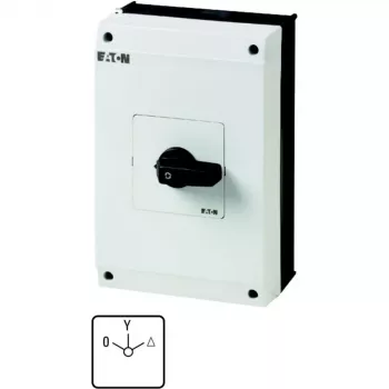 Eaton 207234 T5B-4-8410/I4 prepínač hviezda-trojuholník v skrini, 63 A, 0-Y-Δ, IP65