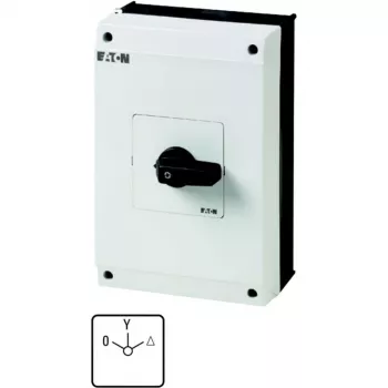 Eaton 207234 T5B-4-8410/I4 prepínač hviezda-trojuholník v skrini, 63 A, 0-Y-Δ, IP65