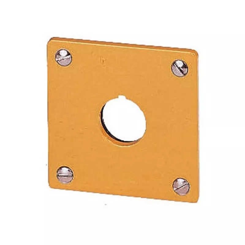 Eaton M22-EY1 montážna doska, žltá, hliník, IP65, 72 x 72 mm 216542