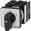 Eaton T0-4-8441/E 3-pólový ZAP-VYP vačkový spínač, 20A, 690V, IP65, čierna/biela 043595