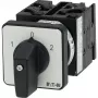 Eaton T0-4-8441/E 3-pólový ZAP-VYP vačkový spínač, 20A, 690V, IP65, čierny/biely 043595