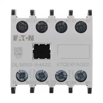 Eaton DILM150-XHIA22 blok pomocných kontaktov, 2NO+2NC, čelná montáž, skrutkové svorky 283464