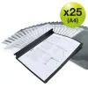 Rapesco ECO A4 zakladač čierny (balenie 25 ks) - 1815