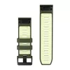 Garmin QuickFit 26 mm silikónový remienok na hodinky - Olive Drab / Lemon 010-14508-01