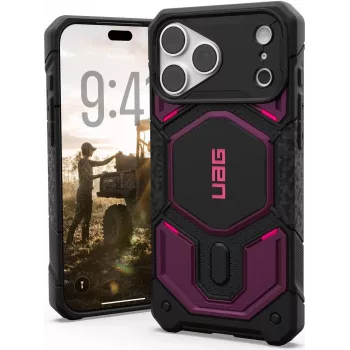 UAG Urban Armor Gear Monarch Pro MagSafe puzdro | Limited SYNTH Collection | Apple iPhone 18 Pro Max/17 Pro Max | Deep Purple (fialová) | 114568114I4I