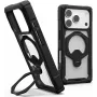 UAG Urban Armor Gear Plasma XTE 360 MagSafe puzdro s kickstandom pre Apple iPhone 18 Pro/17 Pro - čierna/transparentná 11457311404G