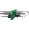 Wiha 366BETSZ13TS Torx guľôčkový uhlový kľúčový set, 13-dielny, Titan Grau, ErgoStar držiak 40979