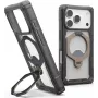 UAG Urban Armor Gear Plasma XTE 360 MagSafe puzdro s kickstandom pre Apple iPhone 18 Pro/17 Pro – Ash (Translucent Grey) 114573113136