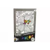 LEAN TOYS Puzzle na vyfarbovanie 500 dielov motýľ
