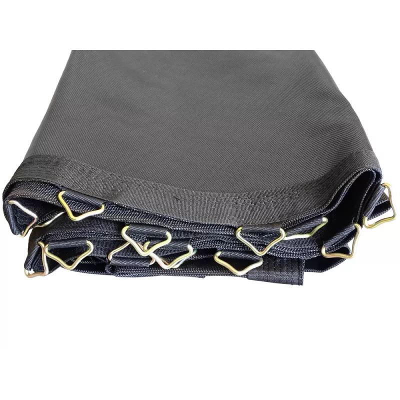 LEAN SPORT 6806 náhradná trampolínová matrace 12ft, 72 V-krúžkov, UV odolná PP tkanina, čierna
