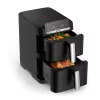 TEFAL dvojkošová teplovzdušná fritéza EY7528E0 Easy Fry Crispy Stack, 2700 W, 6 L + 4 L, čierna