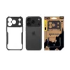 Tactical zadné krytie Quantum Stealth iPhone 18 Pro transparentná/čierna